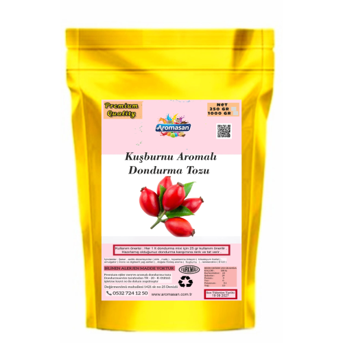 Kuşburnu Aromalı Dondurma Bazı 250 gr ürün görseli