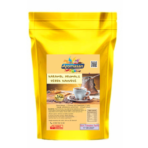 Karamel Aromalı Dibek Kahvesi 1 kg ürün görseli
