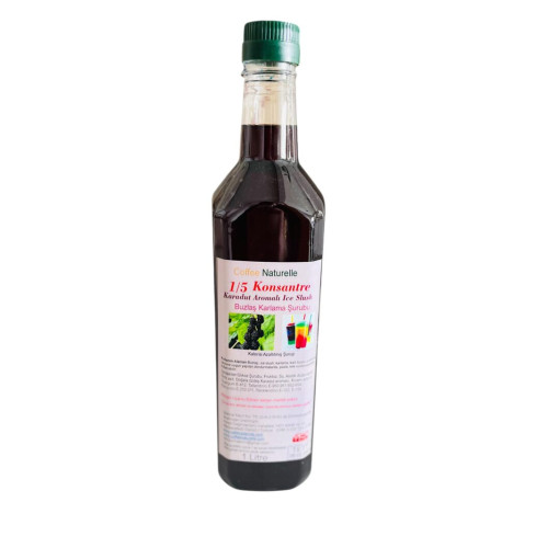 6×1 Litre Karadutlu Ice Slush Buzlaş Karlama – 1’e 5 Sulandırılır, 6 Litre Ürün! – Coffee Naturelle ürün görseli