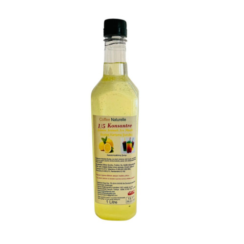 6×1 Litre Limon Ice Slush Buzlaş Karlama – 1’e 5 Sulandırılır, 6 Litre Ürün! – Coffee Naturelle ürün görseli