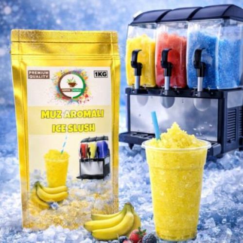 Aromasan Çilek Aromalı Buzlaş Tozu 1250 gr – Ice Slush Karışımı – Coffee Naturelle ürün görseli