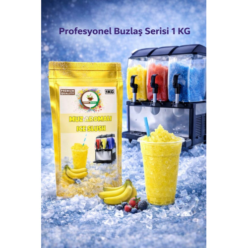 Coffee Naturelle Muz Aromalı Ice Slush Tozu buzlaş– 1.250 gr | Coffee Naturelle – Coffee Naturelle ürün görseli