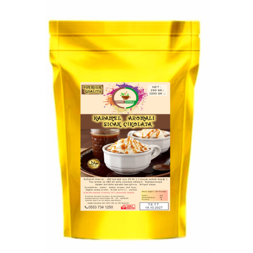 Karamel Aromalı Sıcak Çikolata 1 kg ürün görseli