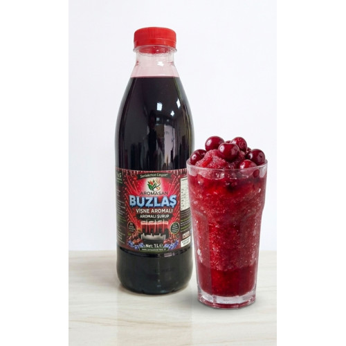 Vişne Aromalı Buzlaş Ice Slush Şurup 1 e 5 1 lt ürün görseli