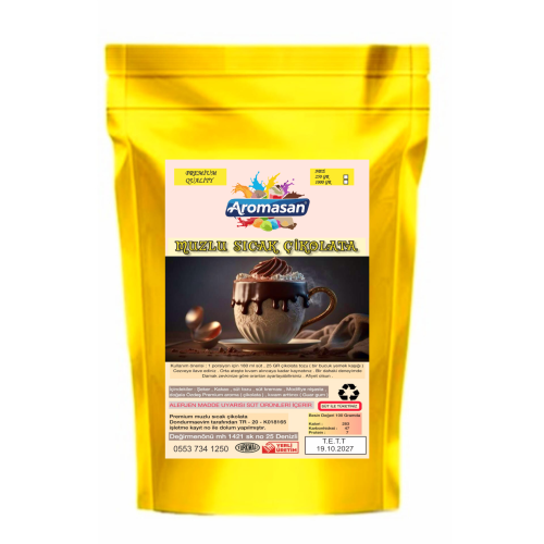 Muz Aromalı Sıcak Çikolata 1 kg ürün görseli